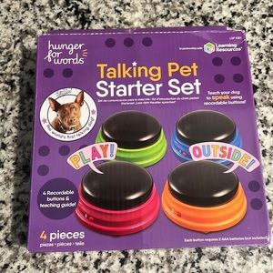 Talking pet starter set
